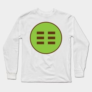 I Ching Earth Trigram ( Kun ) Long Sleeve T-Shirt